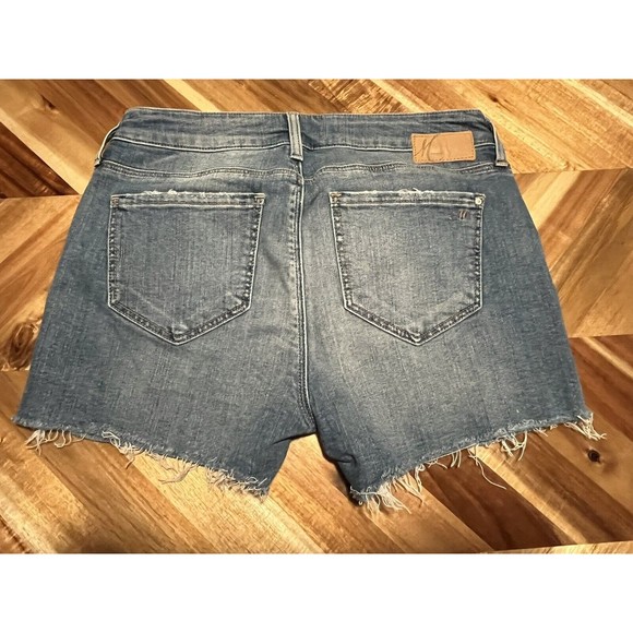 Mavi Jeans Womens Short Size 27 Blue Emily‎ Distressed Cut Off Grunge - Picture 5 of 8
